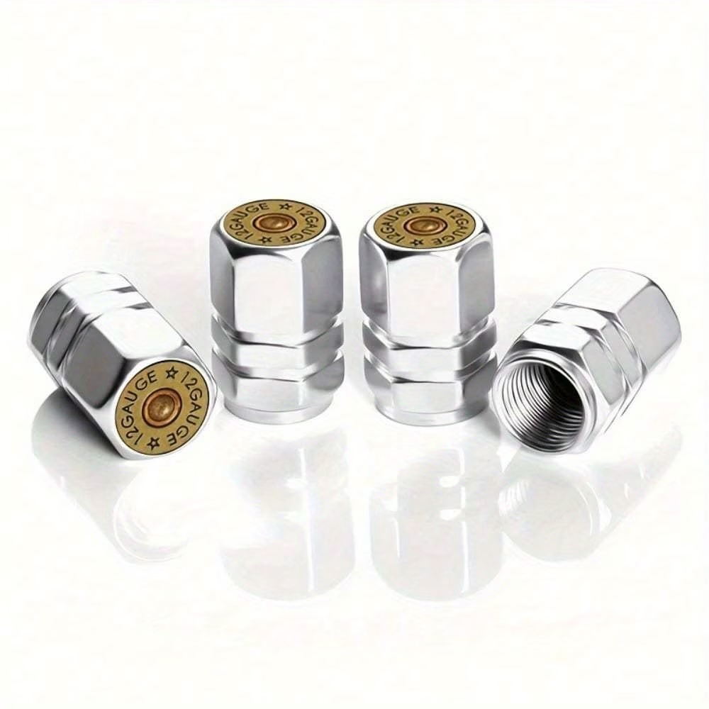 Bullet-Style Tire Valve Caps