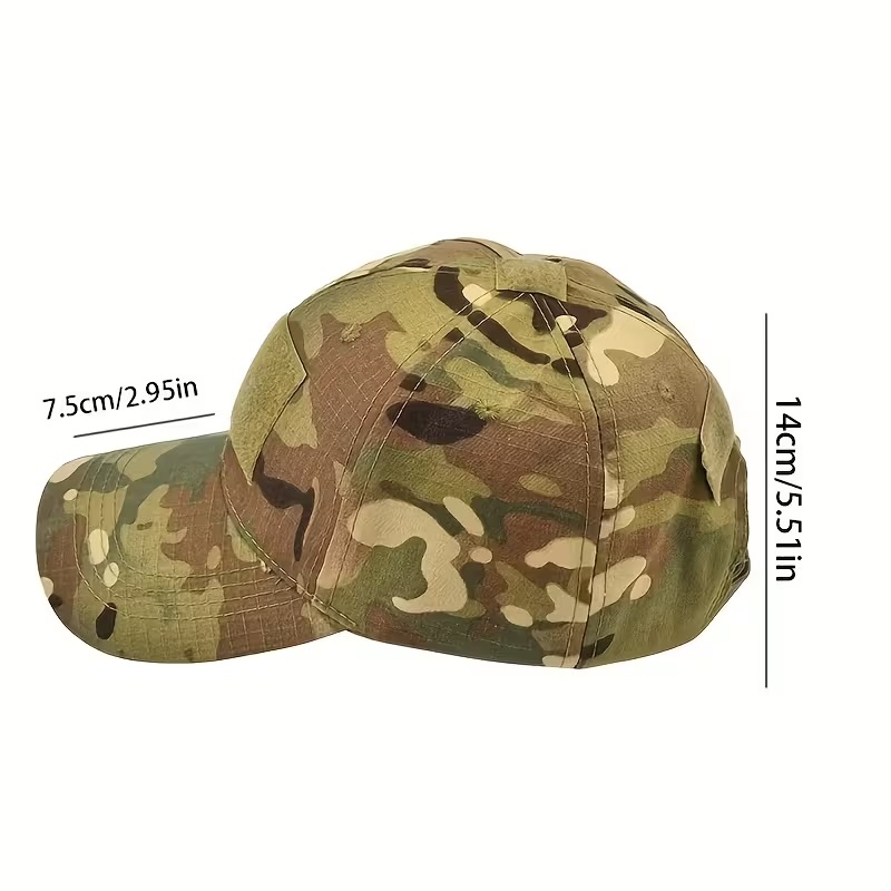 Baseball Cap with Velcro Patches - Image 2