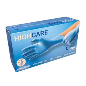 Hi-Care Medical Grade Nitrile Examination Gloves (100/Box)